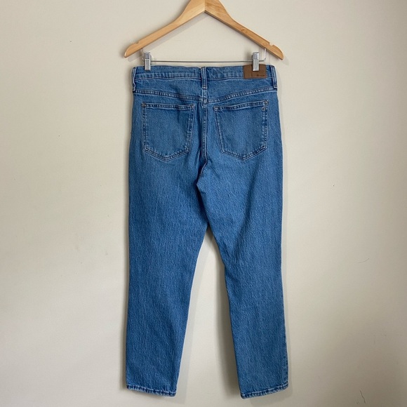 Madewell ‘Mid Rise Perfect Vintage Jean’ Distressed Straight Leg Jeans - Picture 7 of 10